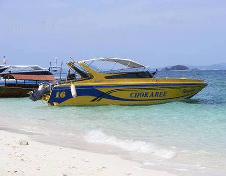 Speed boat for diving and outings